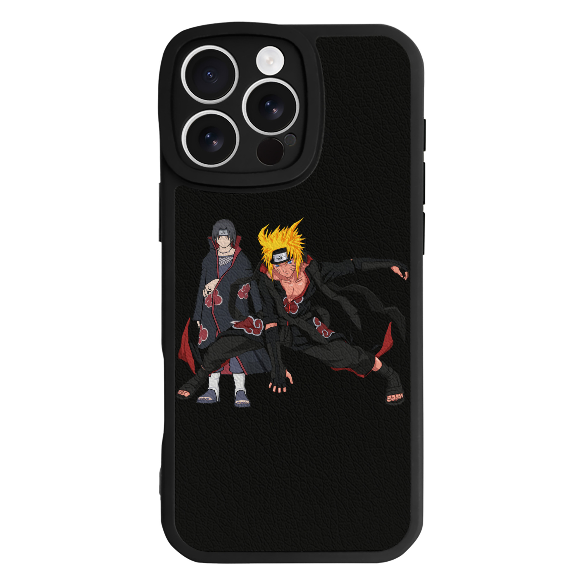 （画像用） NARUTO -ナルト- うずまき ナルト Uzumaki Naruto 【iPhone 16シリーズ対応】シリコンスマホケース（レザー調） 材質：シリコン